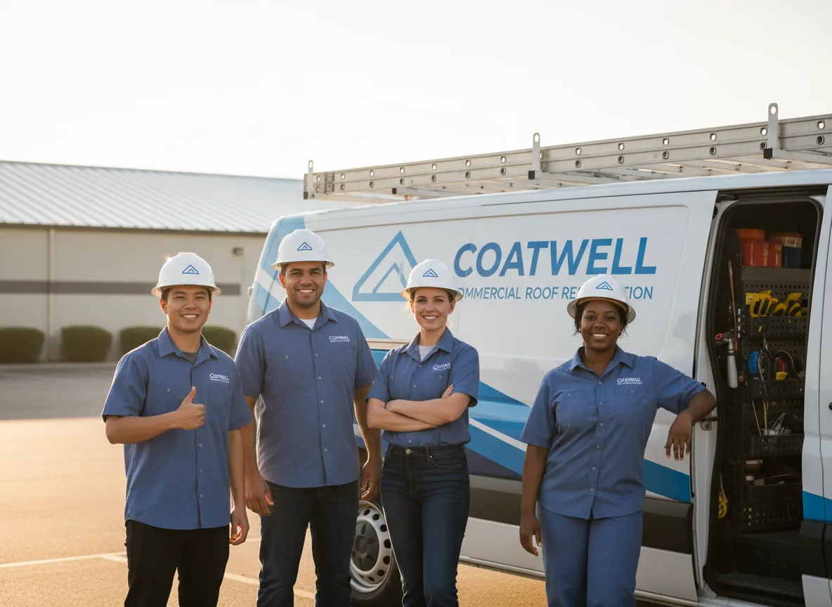 Commercial roof coating company in Distant, PA